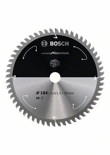 Tarcza do piły tarczowej bezprzewodowej Standard for Aluminium 184 × 2 / 1,5 × 20 T56 Bosch 2608837768