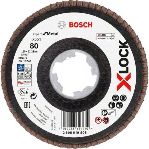 Tarcza listkowa X551 Expert for Metal 125x22,23x80 Bosch 2608619805