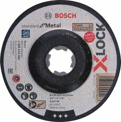 Tarcza szlifierska Bosch X-LOCK SfM 125x6mm T27