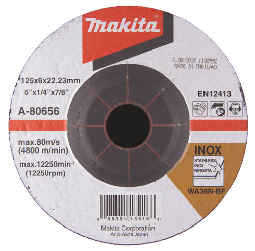 Tarcza szlifierska Makita A-80656 125 x 6 mm