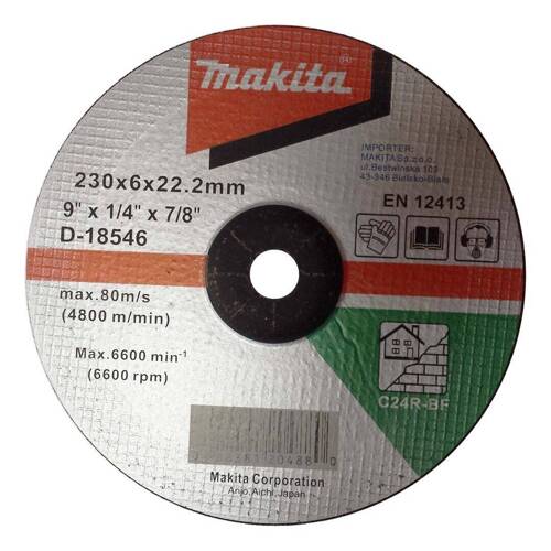 Tarcza szlifierska do betonu 230mm Makita D-18546