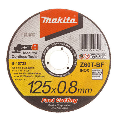 Tarcza tnąca Makita B-45733 do metalu 125 mm / 0,8 mm