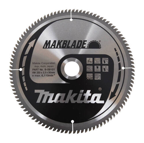 Tarcza tnąca Makita MAKBLADE 250x30mm 100Z B-09101