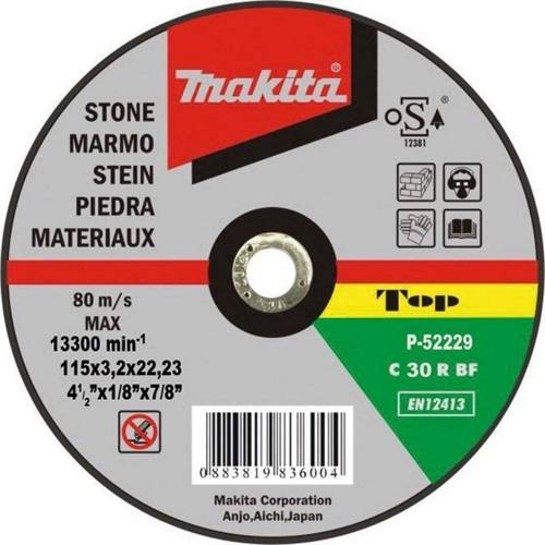 Tarcza tnąca Makita P-52940 125x22,23 mm do kamienia