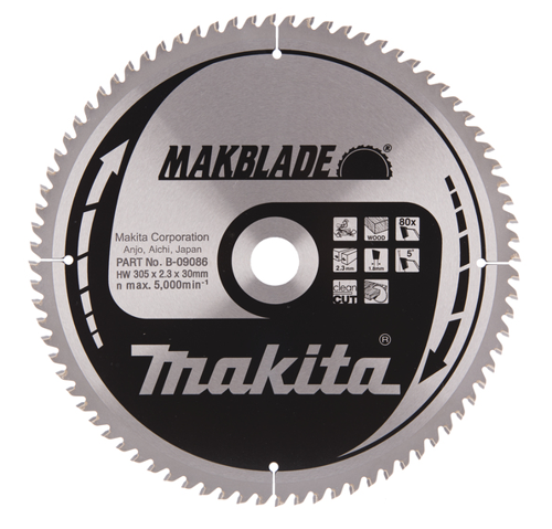 Tarcza tnąca Maklbade 305X30; 80Z, B-09086 Makita