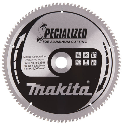 Tarcza tnąca do cięcia aluminium Makita B-33358