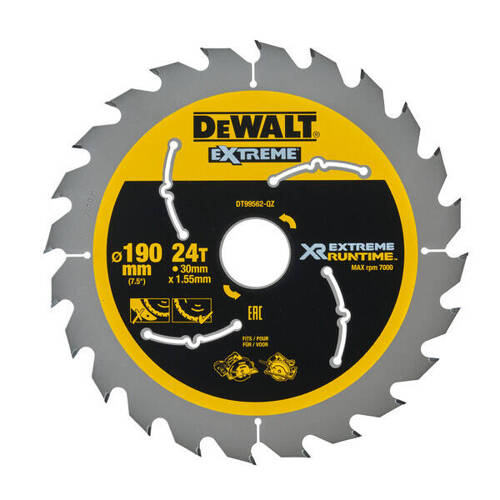 Tarcza tnąca do cięcia drewna Dewalt DT99562-QZ