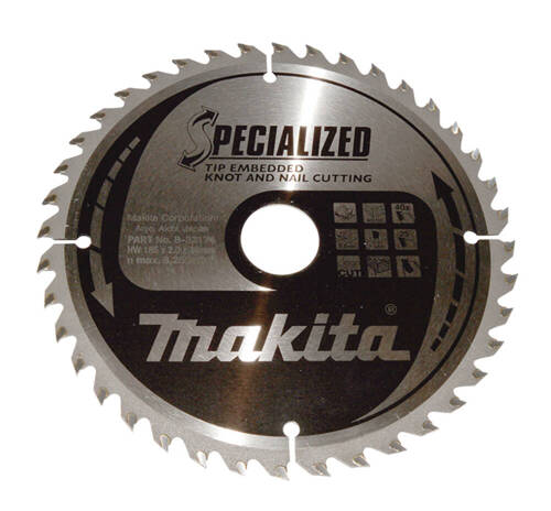 Tarcza tnąca do drewna 185 x 30 mm, 40 Z Makita B-33174