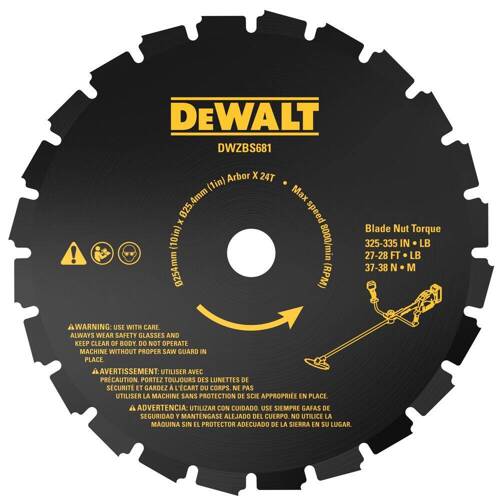 Tarcza tnąca do kosy Dewalt DT20696-QZ