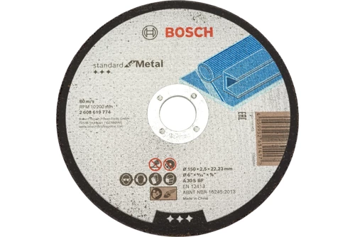 Tarcza tnąca do metalu 150x2,5x22,23 mm Bosch 2608619774