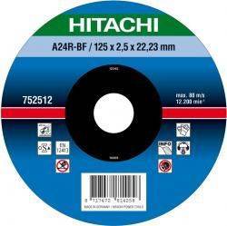 Tarcza tnąca do stali 125x2,5x22,2mm płaska Hikoki ( Hitachi ) 752512
