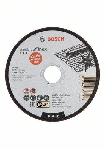 Tarcza tnąca do stali nierdzewnej 125 x 22,23 mm Bosch 2608603172