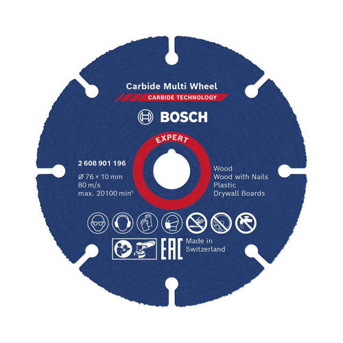 Tarcza uniwersalna Bosch EXPERT Carbide Multi Wheel 76x10mm
