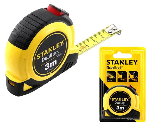 Taśma miernicza miara Stanley tylon dual lock 3m STHT36802-0 