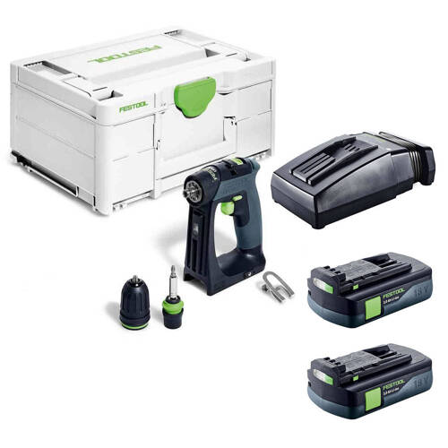 Wiertarko-wkrętarka Festool CXS 18 C 3,0-Plus (576883)