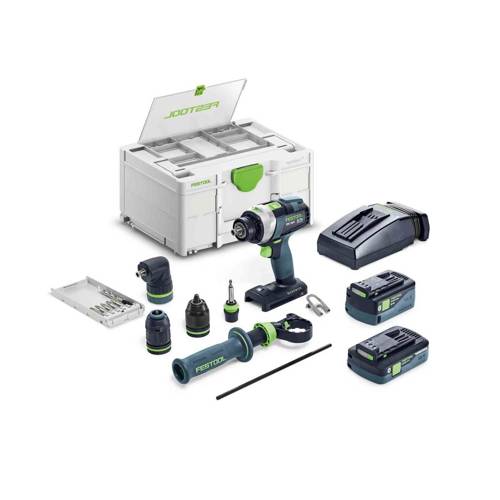 Wiertarko-wkrętarka Festool QUADRIVE TPC 18/4 I-Set/XL 577622