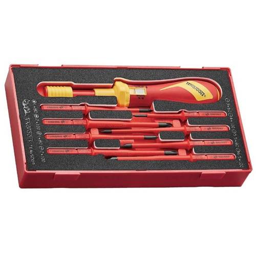 Wkrętak dynamometryczny Teng Tools TEAVSD09 - 8 wymiennych grotów