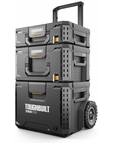 Zestaw skrzyń narzędziowych ToughBuilt StackTech TB-B1S3-B-70R