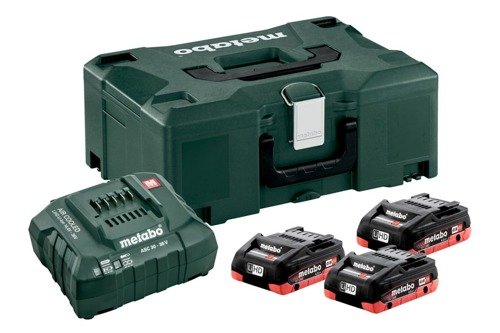 Zestaw zasilający 3 X LiHD 4,0 Ah + MetaLoc II Metabo 685133000