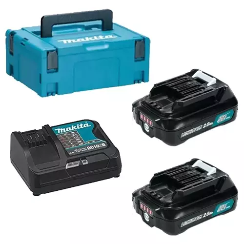 Zestaw zasilający CXT 12 V max (BL1021Bx2+DC10SB) Makita 197658-5